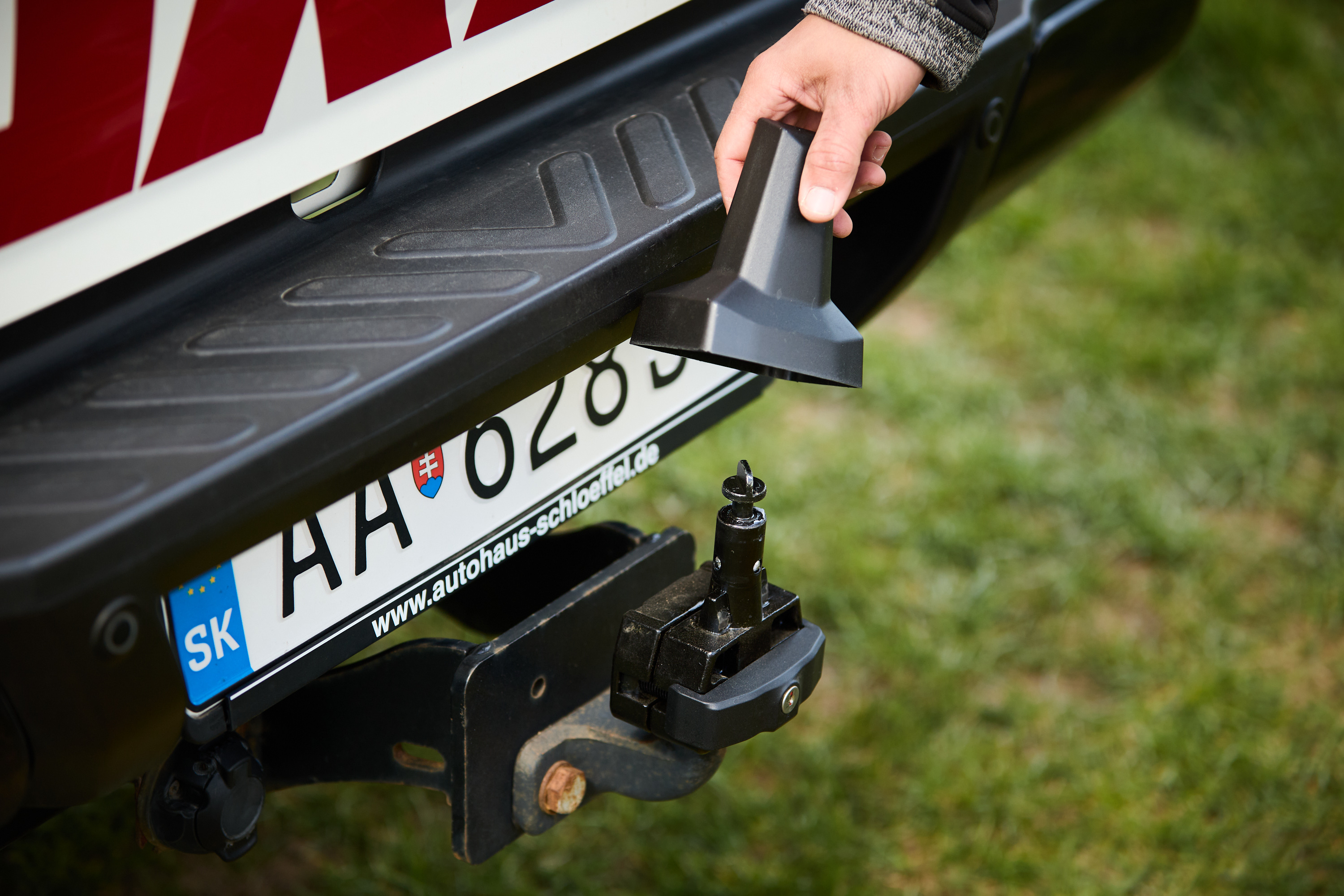 Nosic bicyklov ENVIO eMAX krytka adaptéra